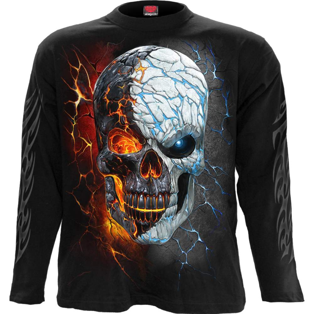 Spiral - Divided Soul Longsleeve shirt - Black